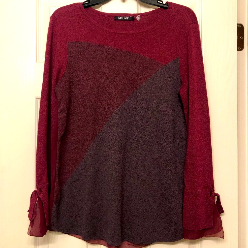 Nic+Zoe Lightweight Sweater (M)